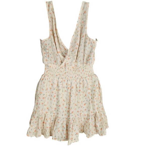 AMERICAN EAGLE Sleeveless‎ Floral Flouncy Ruffle Romper sz Small Fairy Whimsy - Picture 6 of 8